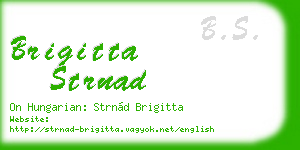 brigitta strnad business card